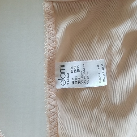 Elomi Cate pink bra US 38G Euc EL4030LAE - Picture 3 of 3